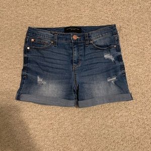 GIRLS JEAN SHORTS SIZE 14